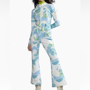 Cynthia Rowley Floral Water Repellent Ski Jumpsuit